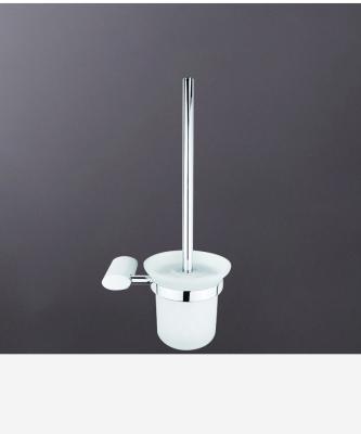 China BLG Contemporary Black Standing Bathroom 304 Stainless Steel Toilet Brush for sale