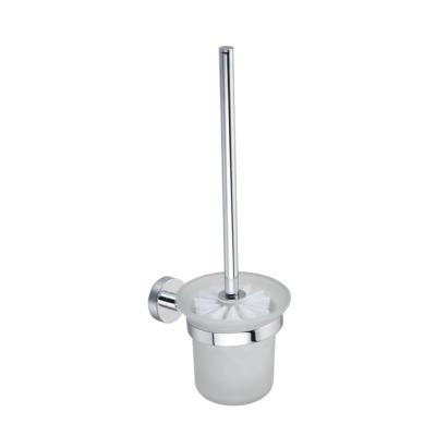 China Contemporary Freestanding 304 Stainless Steel Gold Toilet Brush Bathroom Accessories With Holder Set for sale