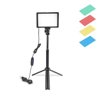 China PORTABLE Ripoint LED Video Portable Adjustable Multicolor Light Filling Tripod Stand Light Kit for sale