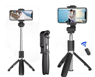 China Portable Flexible Ripoint L01 Mini Portable Selfie Stick With Tripod Flexible Selfie Stick Camera Extendable Selfie Stick With Tripod for sale