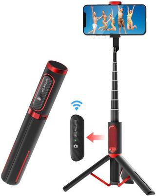 China Fold Ripoint AB202 Hot Selling Selfie Stick Tripod Rotatable Wireless Remote Control Holder for sale