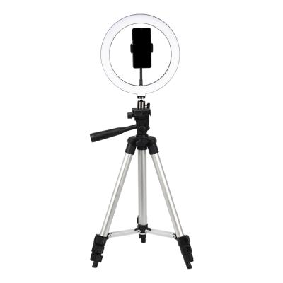 China Mini Ripoint 3110sa Portable LED Selfie Ring Light With Tripod Stand for sale