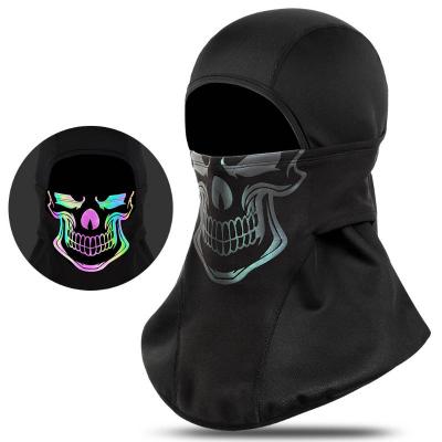 China Eastinear OEM ODM Skull 3d Printing Full Face Safety Fleece Sports Anti Dust COMMON Reflective Warm Bike Cycling Mask Hat for sale