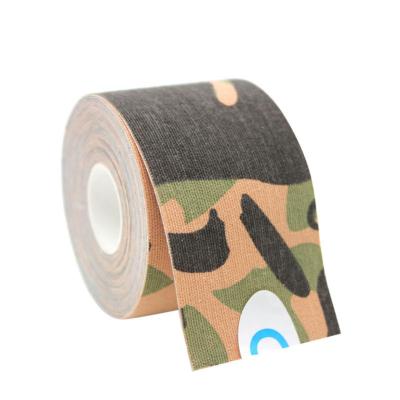 China Eastinear Tape OEM ODM Sports Waterproof Sports Camouflage Color Flexibility Knee Pain Elbow Shoulder Muscle Kinesiology Tape for sale