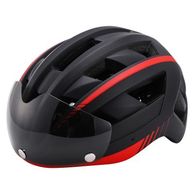 China Breathable Ultralight Cycling Mountain Bike Road Bicycle Helmet Shock Resistant Riding Helmet With Lightweight Sun Visor for sale