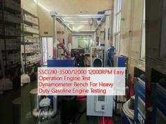 SSCG90-3500/12000 12000RPM Easy Operation Engine Test Dynamometer Bench For Heavy Duty Gasoline Engine Testing