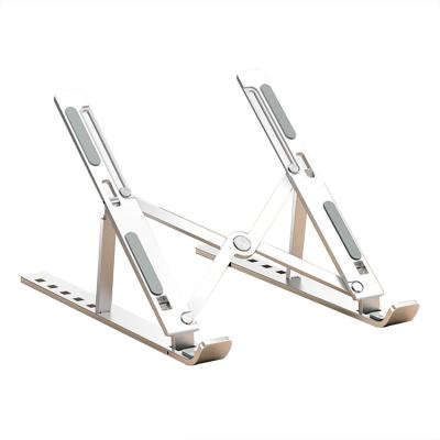 China Portable Laptop Stand (Height) Adjustable Aluminum Alloy Portable Laptop Stand for sale