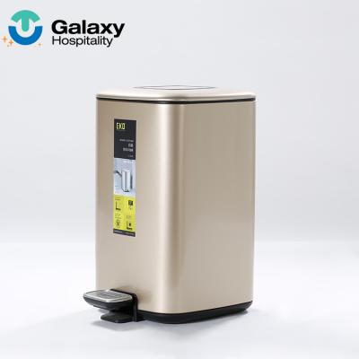 China Best Sustainable Design Touchless Sensor Automatic Hotel 30ML China Trash Can for sale