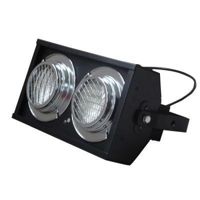 China Sports Stadiums 2 Eye LED Audience Blinder 3200K 4000K 6000K WW CW 2 In 1 Wash COB LED Stage Light For Wedding Christmas Party Theater for sale