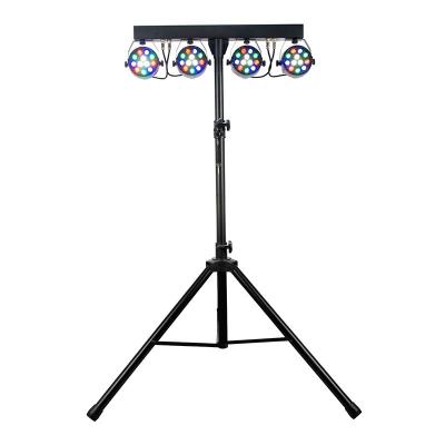 China 75ml/w 4 In 1 Hot Selling Effect RGBACWUV DJ Lights Effect Lights Stage Lighting With Stand for sale