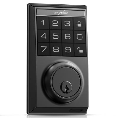 China Home Hotel Apartments Office Arpha D100 Professional Smart Lock Manufacturer Deadbolt App Control Smart Hotel Safe Lock for sale