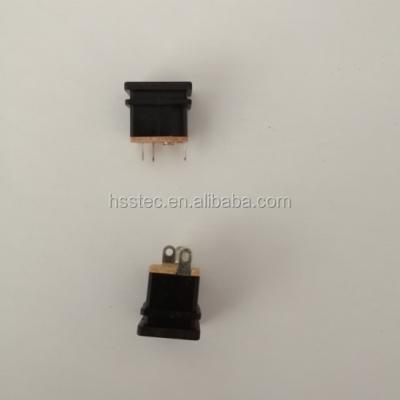 China China factory direct sale 2.0 female electrical appliances screw hole power socket, 3 pin 2.0 female DC power jack DC-015 for sale