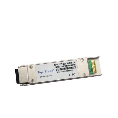 China Finisar 40KM DWDM XFP 15XX.XXnm FTLX3912M3XX Dual Fiber Optics Modules MA5683T TOP-DWDM-xx-XFP-10G-40 for sale