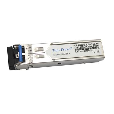 China Network solution SFP module dahua 1.25g 808-38251 1.25g 1470nm 40km CWDM SFP single mode fiber transceiver in MUX DEMUX for sale