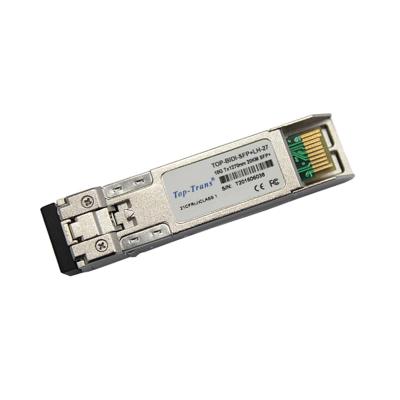 China PTB3AH0-8844D-LC/PC+ 10G SFP+ Tx1270/Rx1330nm 20km gbic module TOP-BIDI-SFP+-LH-27 for sale