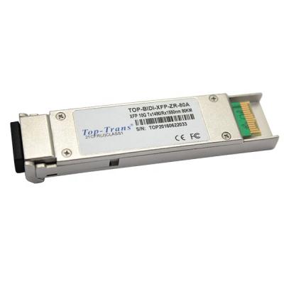 China XFP 100 Module 10G Tx 1490 / Rx 1550 Compatible KM BIDI SFP Transceiver Top-bidi-xfp-er+-100A for sale