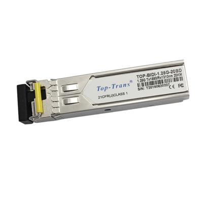 China TP-Link TL-SM321A 1000Base-BX Bidi SFP TX1550nm 20km TOP-BIDI-1.25G-20BD DDM for sale