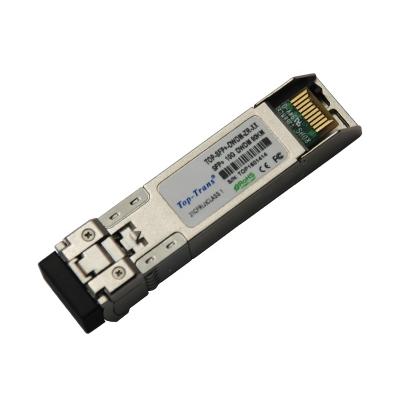 China Pluggable Switch Optical Switch Transceiver 25G DWDM SFP+ 80KM Ethernet Module for sale