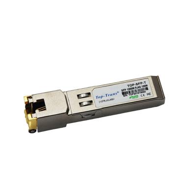 China Fiber Switch 1000base-t RJ5 10g GBIC Module SFP GE T Copper SFP for sale