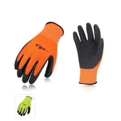 China ZMSAFETY Big Handle Latex Work Gloves Latex Coated Gloves Latex Gloves for sale