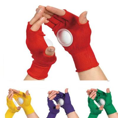 China Hard plastic dome on the palm to turn applause into deafening clap high quality person encouraging fans magic gloves for sale