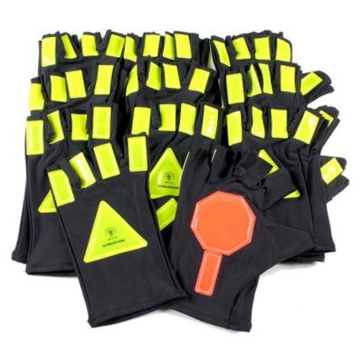 China HI Force Hi Force Driving Gloves Reflective Traffic Gloves Safety Work Glove for sale