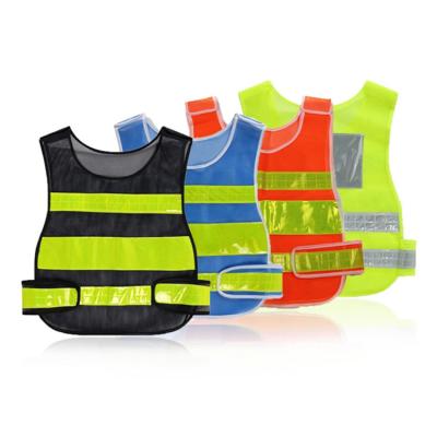 China Mesh Fabric Safety Warning Vest breathable lightweight, high outdoor reflective workwear for sale