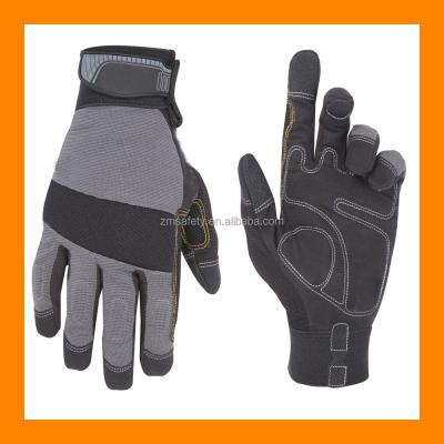 China Palm Dotted Custom Mechanic Working Glove Leathercraft Workright Handyman Handyman Leathercraft Workright Glove Best Price Leather Safety Hand Glove for sale