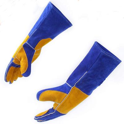 China AB Level Heavy Duty Cow Split Leather Welding Gloves Occupational Safety Work Glove for sale