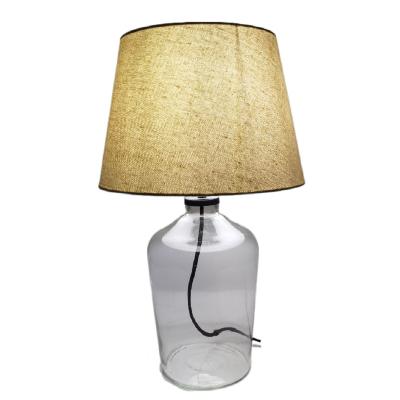 China OEM New Chinese Supplier Fashion Retro Night Table Lamp Exclusive Glass Shade Table Lamps for sale