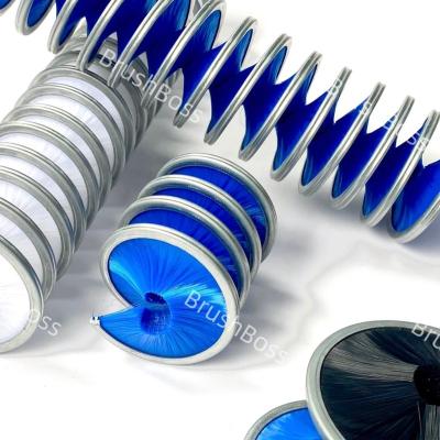 China Cleaning/ polishing CUSTOMIZED ROPE CLEANER INVERTED SPIRAL SPRING BRUSH for sale