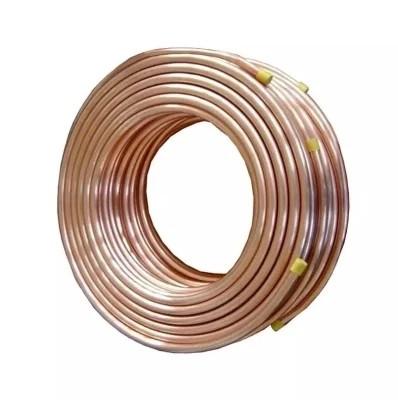 China 99.9% 360mm  C1100 C12200 Copper Pipe Tube Brass Pipe ASTM B280 Brass Drain Pipe for sale