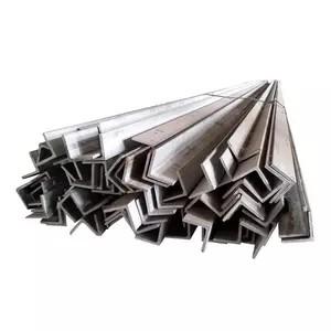 China Stainless Angle Iron Steel 8# 10# 12# 14# 304 316l Pickling Angle Steel L Channel for sale