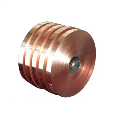 China Professional supplier Copper Foil 0.1mm C2100 C2200 C2400 Copper Strip Coil for sale