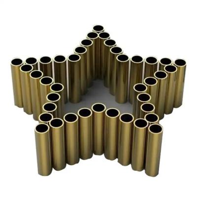 China Precision Brass Pipe Tube ASTM C22000 H62 Thin Walled ETP Straight Copper Tube for sale