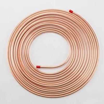 China C10100 C10200 C11000 T1 T2 T3 Soft Drawn Copper Tube Pipe For Chemical Evaporators for sale