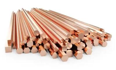 China 1/4 Hard Solid Copper Bar Corrosion Resistant C10045 C14500 C1220 Copper Alloy Rod for sale