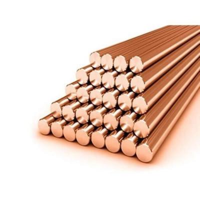 China ASTM Round Rod Pure Copper Bar C10100 C11000 C12200 C12000 200mm for sale