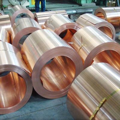 China High Purity Red Copper Strip Coil ASTM EN DIN JIS 99.9% 4mm for sale