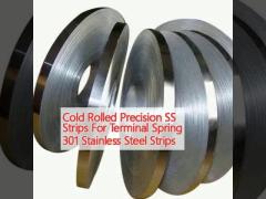 Cold Rolled Precision SS Strips For Terminal Spring 301 Stainless Steel Strips