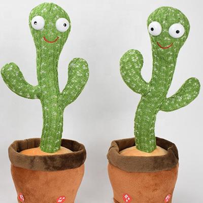 China Talking Dancer Electric Dancing Swing Singer For Home Dancing Cactus Toy Plush Toys for sale