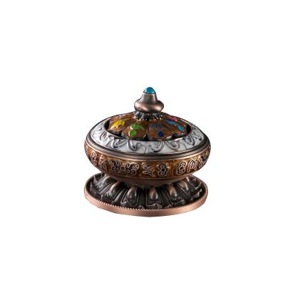 China Chinese Incense Chinese Factory Price Hand-Made Zinc Alloy Backflow Eight Treasure Incense Burner for sale