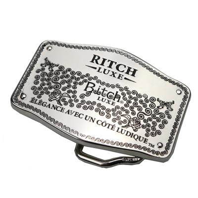 China Nickel New Design Belt Buckle Free Teeth Cut Belt Metal Belt Buckle for sale