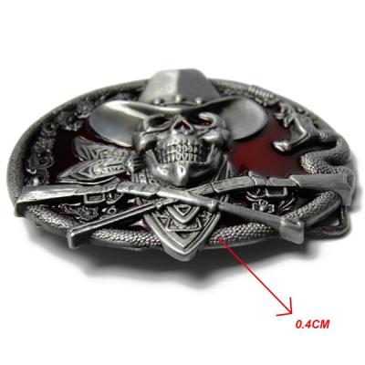 China Large Durable Metal Waist Shape Belt Buckle With Western Cowboy Cowgirl Belt Buckle Good Quality for sale