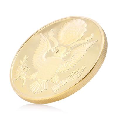 China Africa Egypt Gold Famous Building Casting Commemorative Gold Coin Plated Commemorative Old Antique Coins for sale