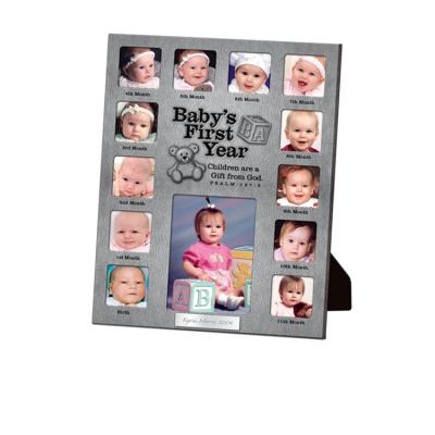 China Holds 13 Year Old Metal Photo Frame 13 Photo Collage Of 13 Baby Photos for sale