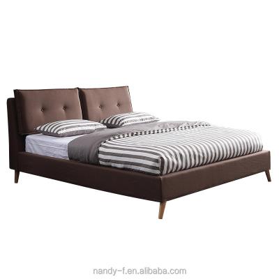 China Furniture Picture Of Soft Bed Double Bed Designer Wooden Bed Linen for sale