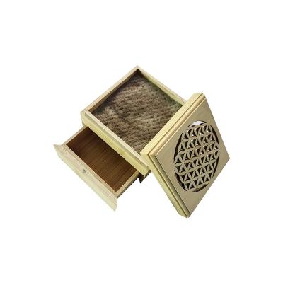 China Wholesale Chinese Bamboo Incense Censer Fragrance Box for Religion, Home, Living Room for sale