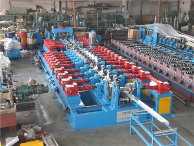 China Cr12 het Broodje die van C Purlin Machine, Golfijzerblad vormen die tot Machine 550mm maken Rolbreedte Te koop