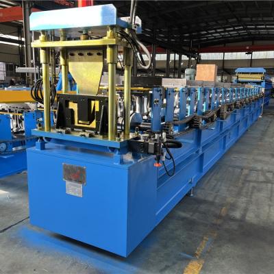 China Hydraulic Decoiler Gutter Roll Forming Machine 3T Cassette Type Te koop